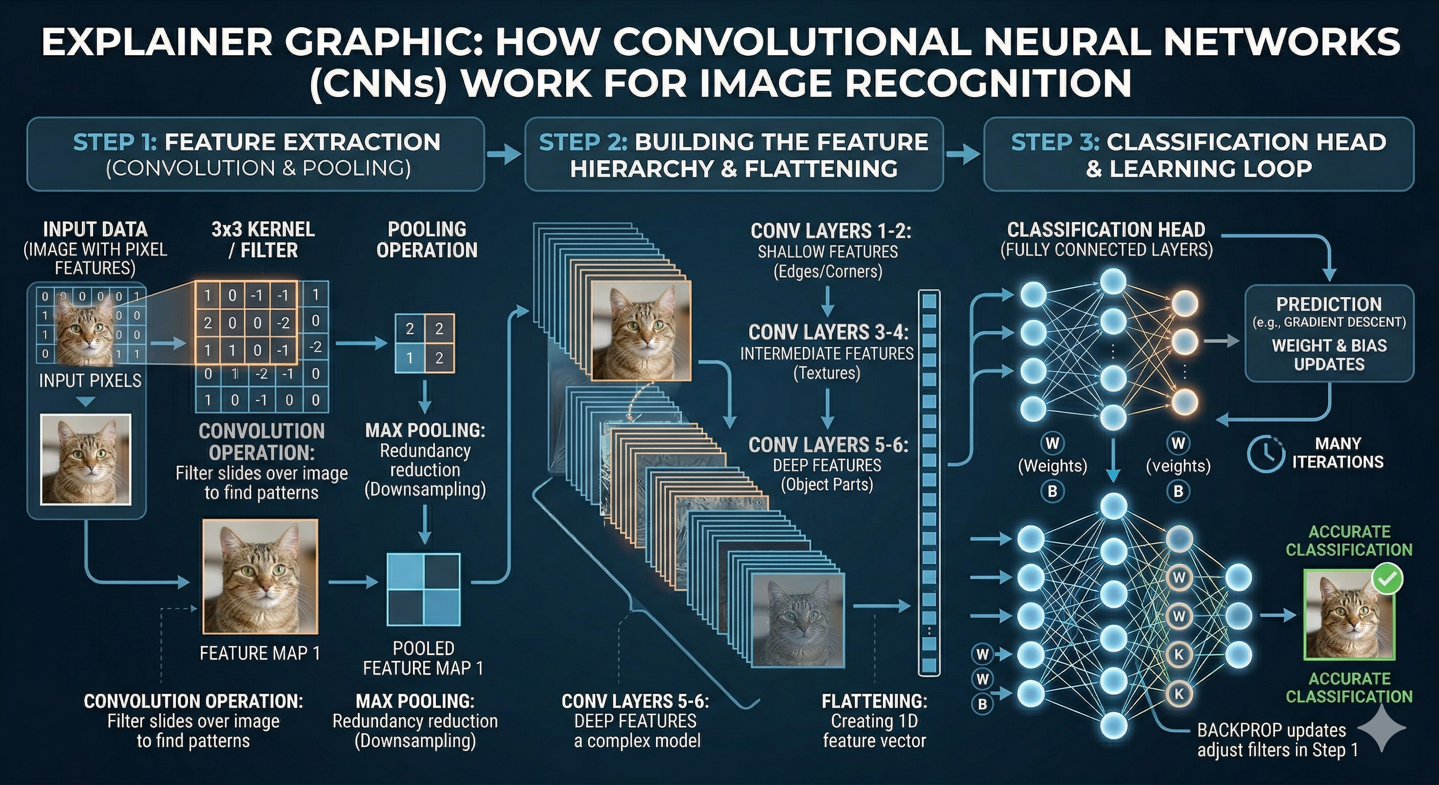 Diagram showing a one-dimensional convolution scanning across a sequence.